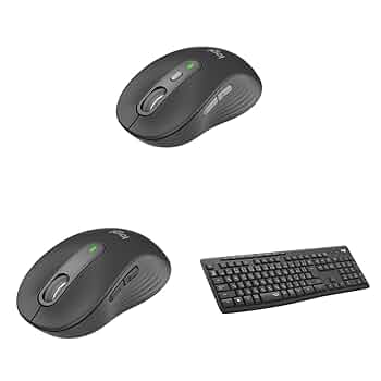 【美品】logicool ワイヤレスキーボードマウスセット K950、M750L logicool ワイヤレス キーボード ロジクール SIGNATURE SLIM